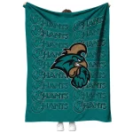 coastal carolina chanticleers bold red green quilt blanket best selling