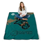 coastal carolina chanticleers paint trail green quilt blanket best selling