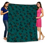 coastal carolina chanticleers solid classic green quilt blanket best selling