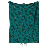 coastal carolina chanticleers solid classic green quilt blanket best selling