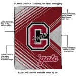 colgate raiders arrow layers maroon quilt blanket best selling