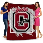 colgate raiders block border maroon quilt blanket best selling