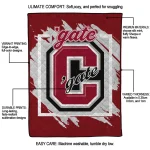 colgate raiders block border maroon quilt blanket best selling