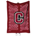 colgate raiders bold red maroon quilt blanket best selling