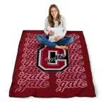 colgate raiders bold red maroon quilt blanket best selling