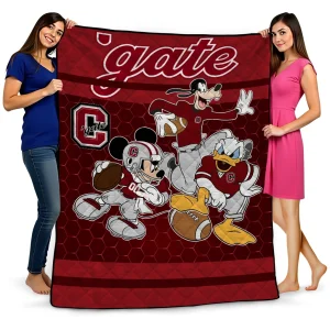 colgate raiders disney football maroon quilt blanket best selling
