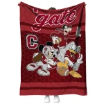 colgate raiders disney football maroon quilt blanket best selling