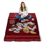 colgate raiders disney football maroon quilt blanket best selling