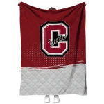 colgate raiders dot illusion maroon quilt blanket best selling