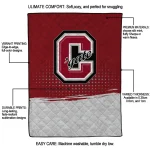 colgate raiders dot illusion maroon quilt blanket best selling