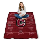 colgate raiders handdrawn stripes maroon quilt blanket best selling