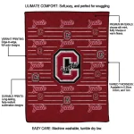 colgate raiders handdrawn stripes maroon quilt blanket best selling