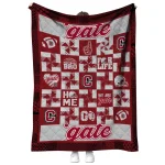 colgate raiders helmet heart maroon quilt blanket best selling