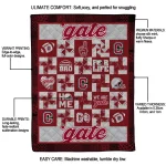 colgate raiders helmet heart maroon quilt blanket best selling