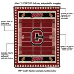 colgate raiders mickey player maroon quilt blanket best selling