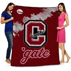 colgate raiders paint trail maroon quilt blanket best selling