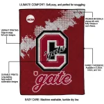 colgate raiders paint trail maroon quilt blanket best selling