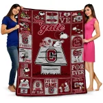 colgate raiders snoopy love maroon quilt blanket best selling