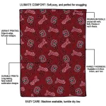 colgate raiders solid classic maroon quilt blanket best selling