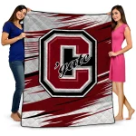 colgate raiders wild lines maroon white quilt blanket best selling