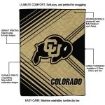 colorado buffaloes arrow layers gold quilt blanket best selling