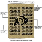 colorado buffaloes bold red gold quilt blanket best selling