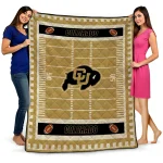 colorado buffaloes mickey player gold quilt blanket best selling
