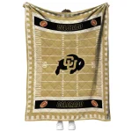colorado buffaloes mickey player gold quilt blanket best selling