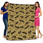 colorado buffaloes solid classic gold quilt blanket best selling