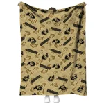 colorado buffaloes solid classic gold quilt blanket best selling