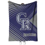 colorado rockies arrow layers blue quilt blanket best selling