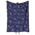 colorado rockies solid classic blue quilt blanket best selling
