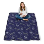 colorado rockies solid classic blue quilt blanket best selling