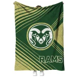 colorado state rams arrow layers green quilt blanket best selling