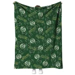 colorado state rams solid classic green quilt blanket best selling