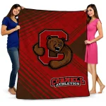 cornell big red arrow layers red quilt blanket best selling