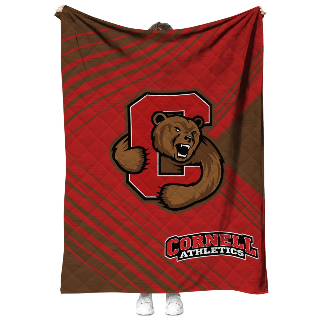 cornell big red arrow layers red quilt blanket fashion forward