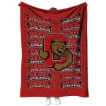 cornell big red bold red quilt blanket best selling