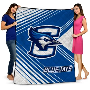 creighton bluejays arrow layers blue quilt blanket best selling