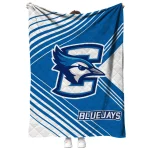 creighton bluejays arrow layers blue quilt blanket best selling