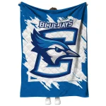 creighton bluejays block border blue quilt blanket best selling