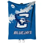 creighton bluejays paint trail blue quilt blanket best selling