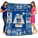 Creighton Bluejays Snoopy Love Blue Quilt Blanket 1 creighton bluejays snoopy love blue quilt blanket best selling