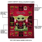 custom arkansas state red wolves yody baby pattern scarlet quilt blanket best selling