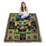custom army black knights yody baby pattern gold quilt blanket best selling