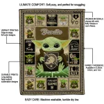 custom army black knights yody baby pattern gold quilt blanket best selling