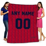 custom atlanta braves pin dot quilt blanket best selling