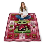 custom ball state cardinals yody baby pattern red quilt blanket best selling