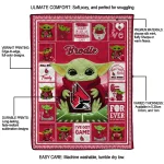 custom ball state cardinals yody baby pattern red quilt blanket best selling