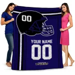 custom baltimore ravens helmet theme purple quilt blanket best selling